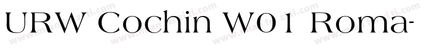 URW Cochin W01 Roma字体转换